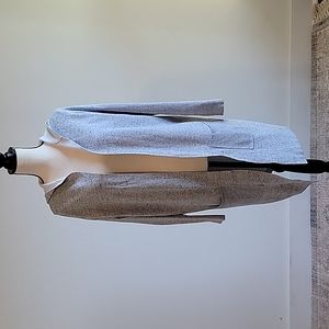 40. Esprit‎ Long Gray Knit Hooded Cardigan Jacket